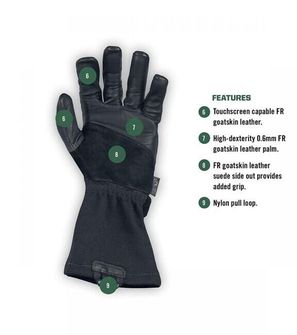Mechanix Azimuth taktické ochranné rukavice, čierne
