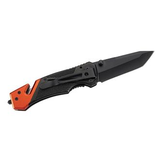 Herbertz záchranársky nôž 8 cm, čierno-oranžová, hliník