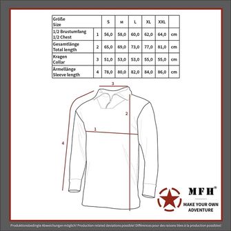 MFH Professional Americké taktické tričko s dlhým rukávom, HDT-camo
