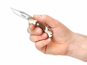 Böker Manufaktur Solingen Boy Scout Stag vreckový nôž 5,7 cm, paroh