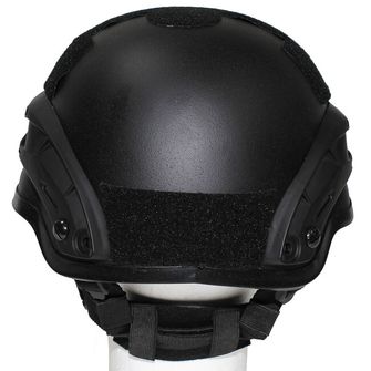 MFH US helma MICH 2002, ABS-plast, čierna