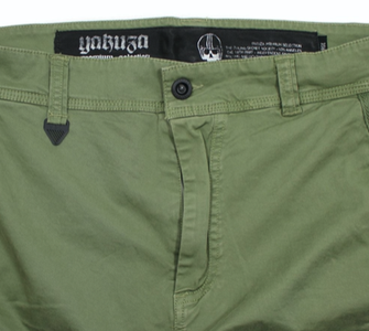 Yakuza Premium pánske kapsáčové nohavice, olivové