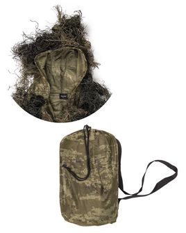 Mil-Tec Ghillie oblek s protipožiarnym ošetrením, woodland