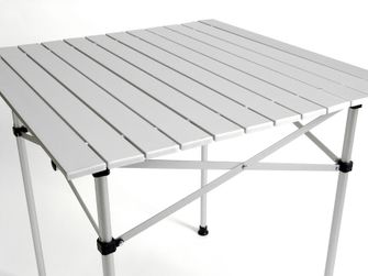 BasicNature Roll Table Cestovný stôl 70 x 70 cm