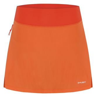 HUSKY dámska funkčná sukňa so šortkami Flamy L, oranžová