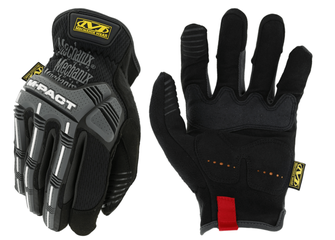 Mechanix M-Pact Open Cuff pracovné rukavice čierna/sivá