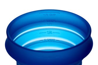 humangear GoCup skladací, hygienický a baliteľný cestovný pohár &#039; 237 ml modrej farby