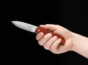 Böker Plus Exskelibur, vreckový nôž, 9 cm, drevený