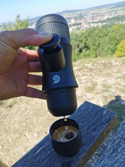 Origin Outdoors Mini-Espresso To-Go, čierny