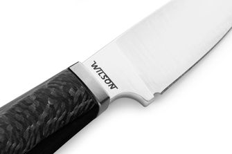 Lionsteel Nôž s pevnou čepeľou s rukoväťou z uhlíkového vlákna WILLY WL1 CF