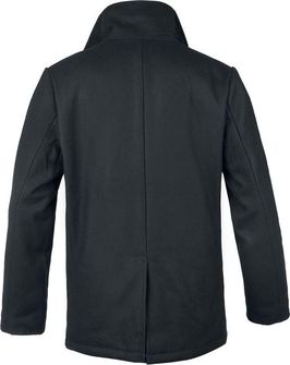 Brandit Pea Coat pánsky kabát, čierny