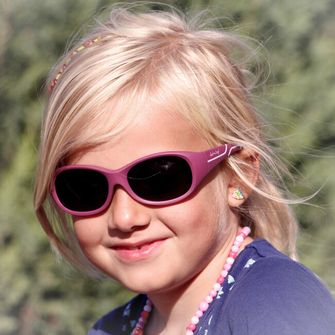 ActiveSol Kids @school sports Detské polarizačné slnečné okuliare berry/pink