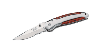 Herbertz vreckový nôž 7,6 cm, drevo Pakka, oceľ