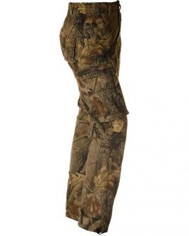 Loshan Kerry pánske nohavice vzor Real tree tmavé hnedé