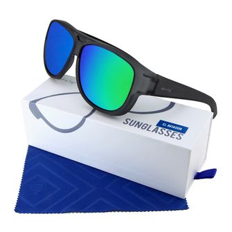 ActiveSol El Aviador Fitover-Detské polarizačné slnečné okuliare sivé/zrkadlové