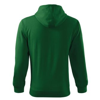 Malfini Trendy zipper pánska mikina, zelená, 300g/m2