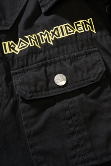 Brandit Iron Maiden Vintage košeľa bez rukávov FOTD, čierna