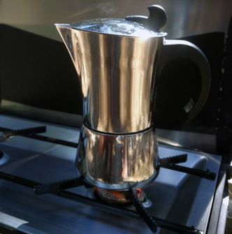 BasicNature Stainless Steel Espresso kávovar na 6 šálok