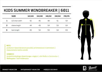 Brandit detská Summer Frontzip Windbreaker bunda, olivová