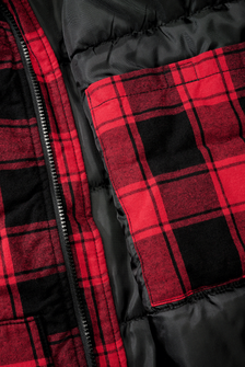 Brandit Lumber vesta, červená/čierna