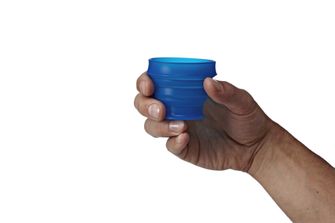 humangear GoCup skladací, hygienický a baliteľný cestovný pohár &#039; 118 ml modrá