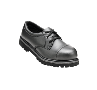 Brandit kožené topánky Phantom s 3-radovým šnurovaním, čierne