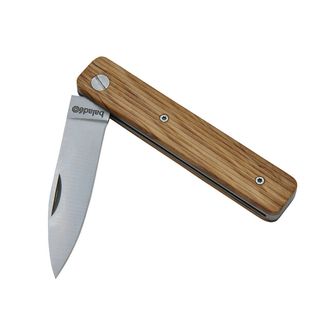 Baladeo ECO331 Papagayo vreckový nôž, čepeľ 7,5 cm, oceľ 420, rukoväť olivové drevo