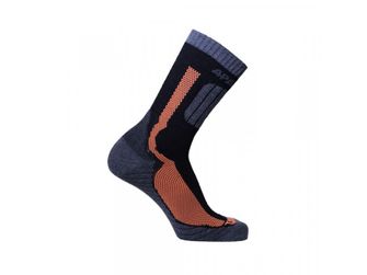 SherpaX /ApasoX Dom ponožky hrubé čierne