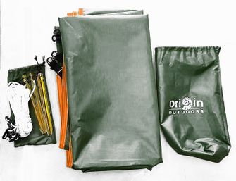 Origin Outdoors Plachta Ripstop Pro s bodmi na zavesenie a ochranou proti UV žiareniu