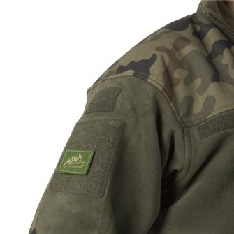 Helikon Infantry flisová bunda, čierna woodland, 330g/m2