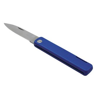 Baladeo ECO357 Papagayo vreckový nôž, čepeľ 7,5 cm, oceľ 420, rukoväť TPE ultramarínová