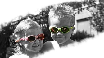 ActiveSol Kids Girl Detské polarizačné slnečné okuliare motýľ