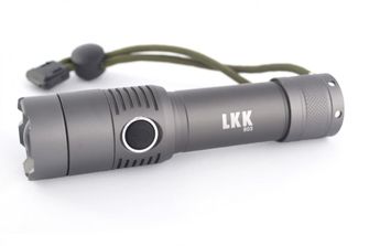 LED vojenská baterka LKK 803 nabíjateľná zoom 13cm