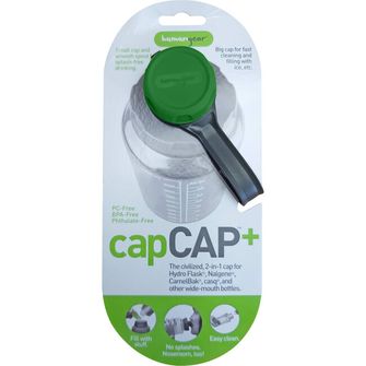 humangear capCAP+ Viečko na fľašu pre priemer 5,3 cm zelené
