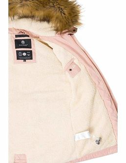 Marikoo Akira dámska zimná bunda s kapucňou, ružová