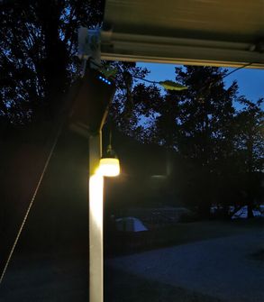 Origin Outdoors Connectable LED lampa modrá 200 lúmenov teplá biela