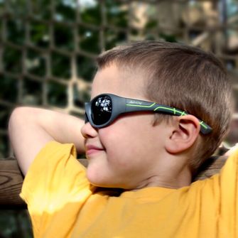 ActiveSol Kids @school sports Detské polarizačné slnečné okuliare sivé/zelené