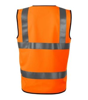 Rimeck HV Bright reflexno bezpečnostná vesta, fluorescenčná oranžová