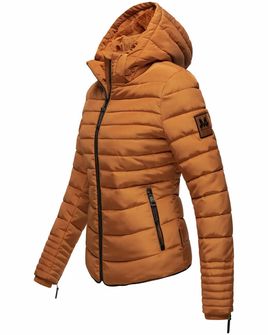 Marikoo Amber dámska zimná bunda s kapucňou, rusty cinnamon