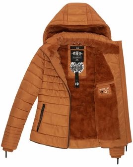 Marikoo Amber dámska zimná bunda s kapucňou, rusty cinnamon