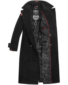 Navahoo ARNAA Dámsky zimný dlhý kabát, čierna