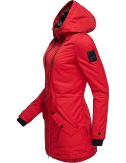Navahoo Avrille dámska zimná bunda s kapucňou, červená