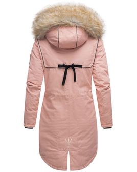 Navahoo Bombii dámska zimná bunda s kožušinou, ružová