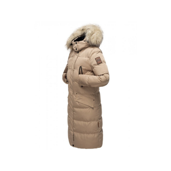 Marikoo dámska zimná bunda s kapucňou Schneesternchen, taupe