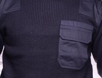 Sweater BW security sveter tvamo-modrý
