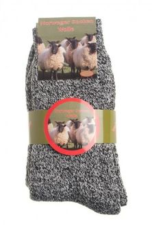 Nórske ponožky z ovčej vlny, sivé, 3 páry