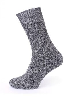 Nórske ponožky z ovčej vlny, sivé, 3 páry