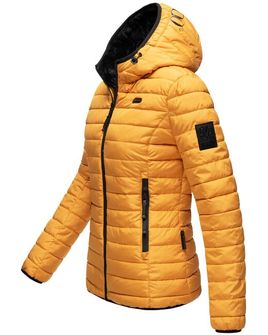 Marikoo JAYLAA dámska zimná bunda s kapucňou, žltá