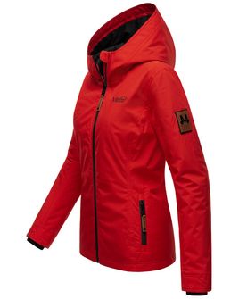 Marikoo dámska prechodná bunda s kapucňou BROMBEERE, červená