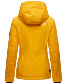Marikoo dámska prechodná bunda s kapucňou BROMBEERE, žltá
